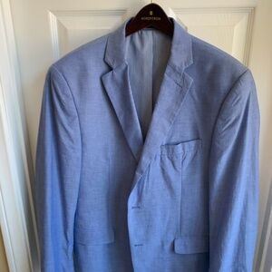 Alan Flusser Mens Blue Blazer